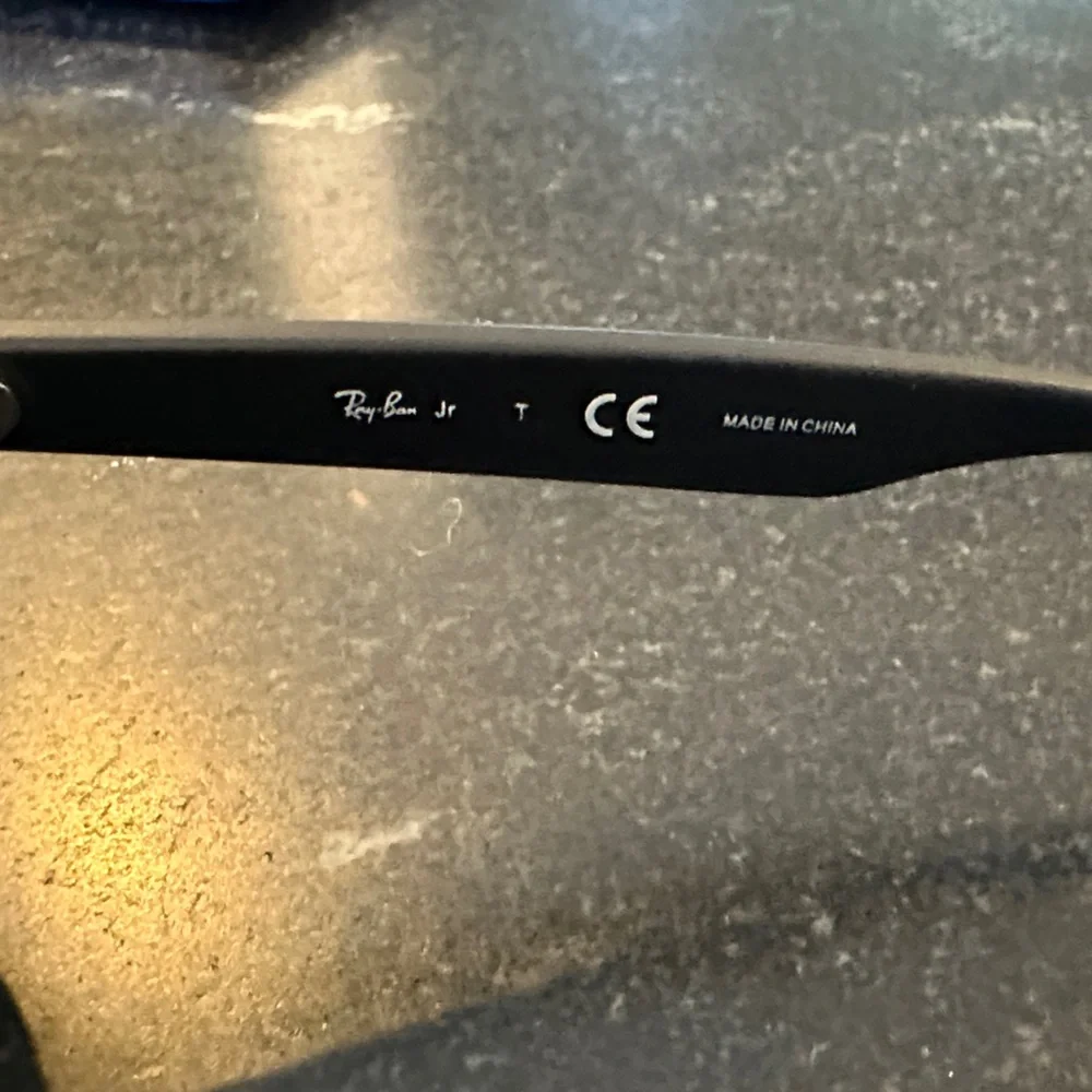 Ray-Ban Kids 9052s Matte Black Sunglasses with Mirrored Blue Lenses